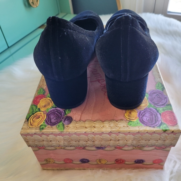 Jeffrey Campbell Black Velvet Bitsie Heels Size 10 - Picture 5 of 8